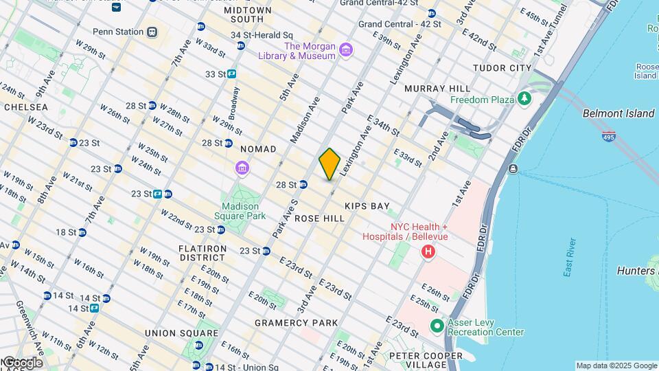 138 Lexington Ave Mapa y Detalles de la Ubicación