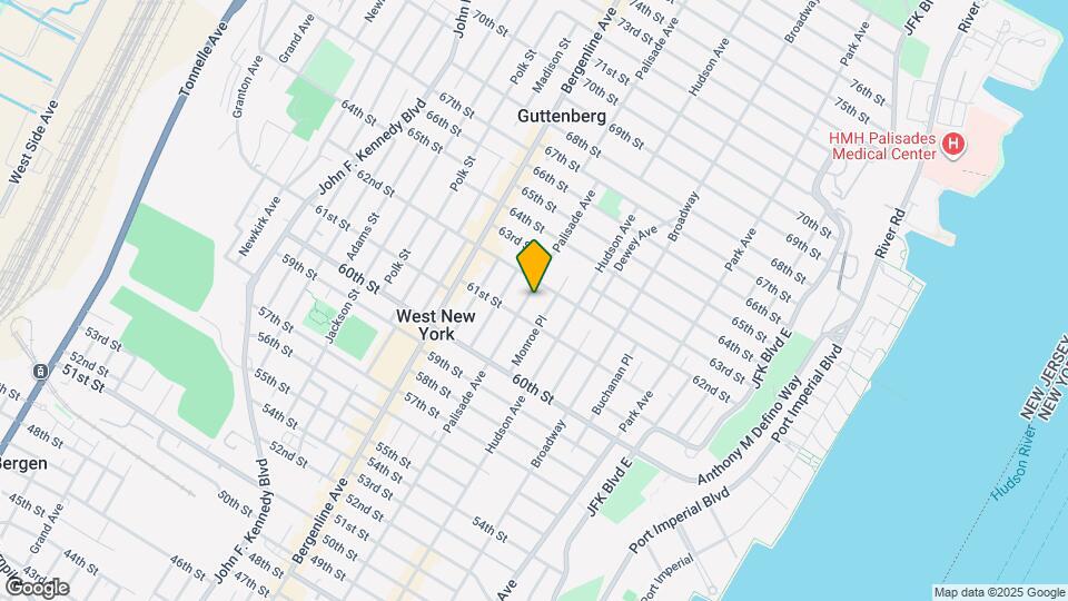 6118 Palisade Ave Map and Location Details