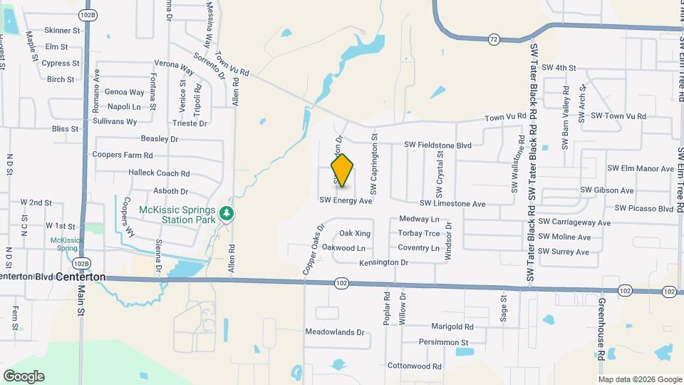 905 SW Loudon Dr Map and Location Details