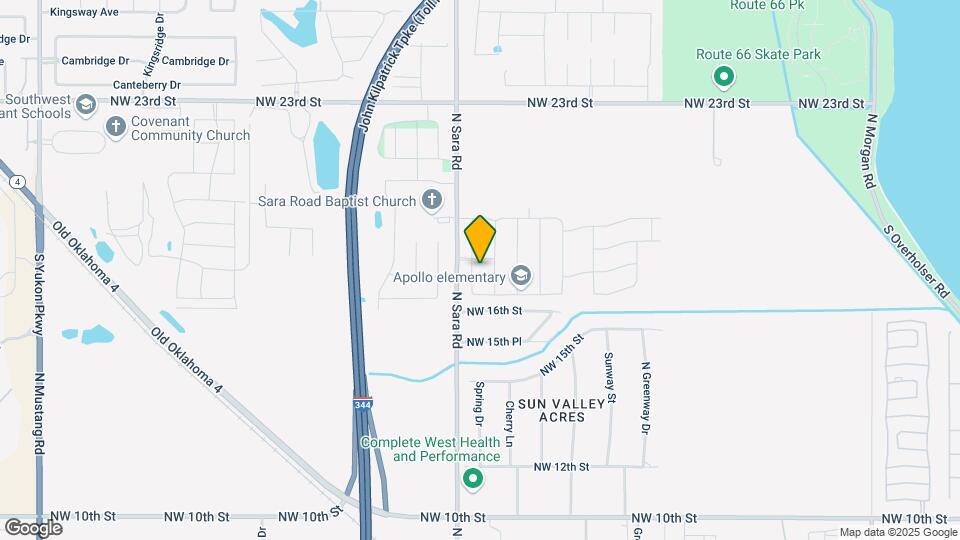 1820 Hayes Ln Map and Location Details
