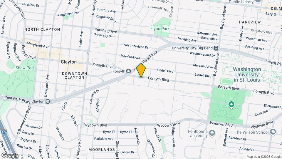 7320 Forsyth Blvd Mapa y Detalles de la Ubicación