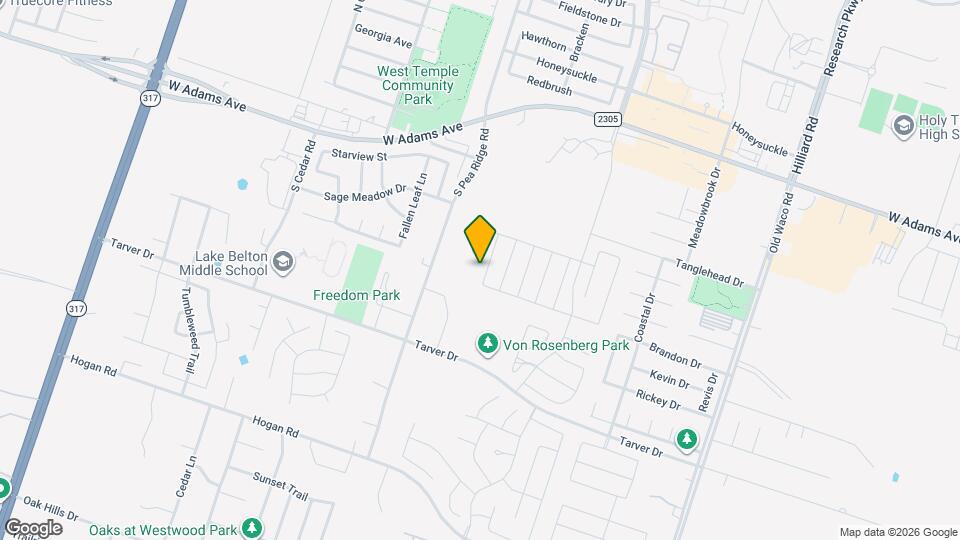 610 Thistle Brook Drive Map and Location Details