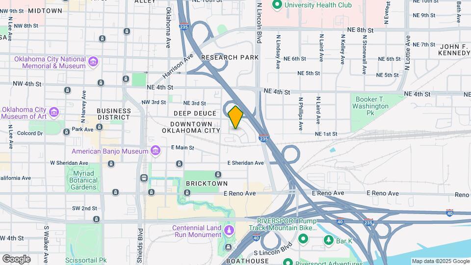 209 N Geary Ave Map and Location Details