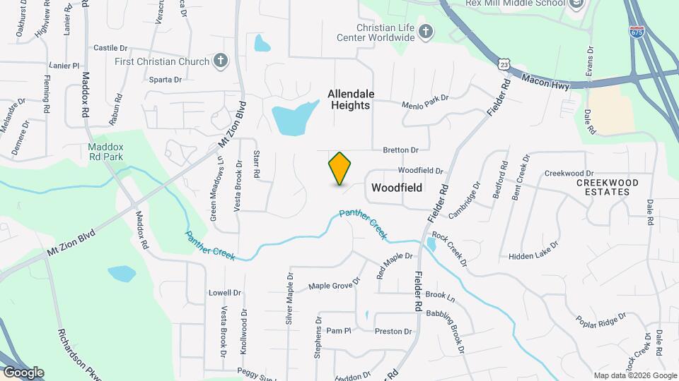 2866 Panther Ct Mapa y Detalles de la Ubicación