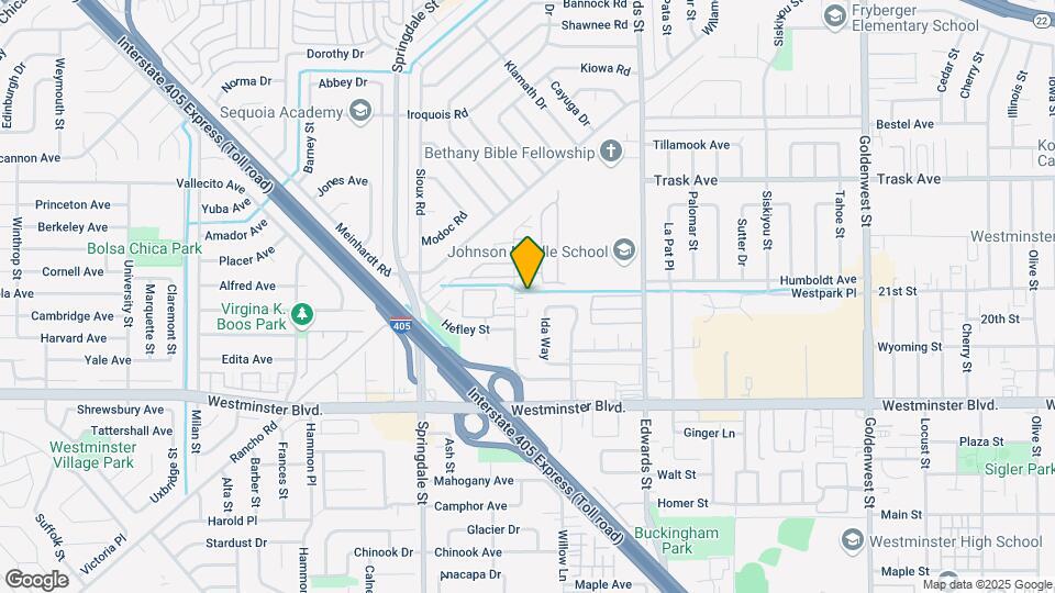 13742 Milton Ave Map and Location Details