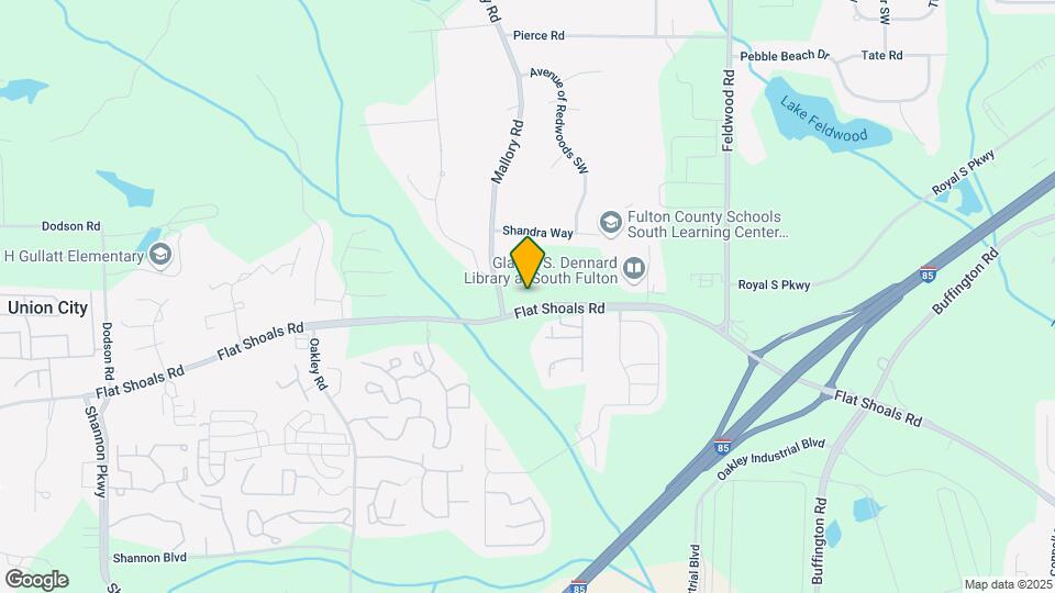 4125 Flat Shoals Rd Map and Location Details