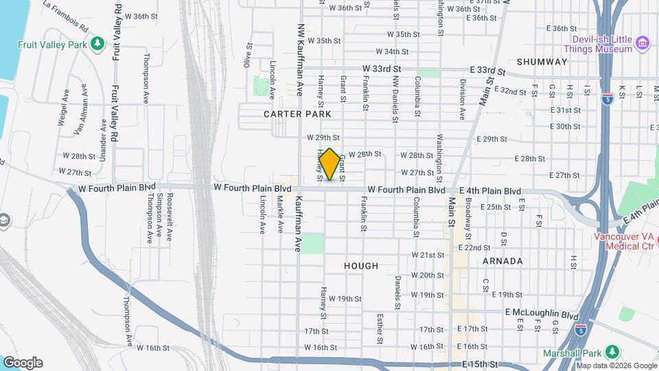 712 W Fourth Plain Blvd Map and Location Details