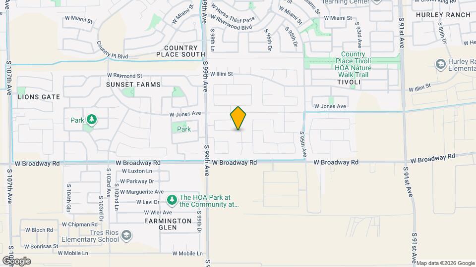 9733 W Southgate Ave Map and Location Details