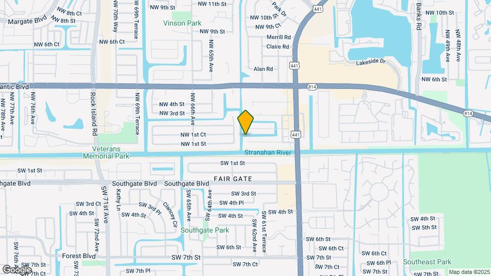 6255 NW 1st St Map and Location Details