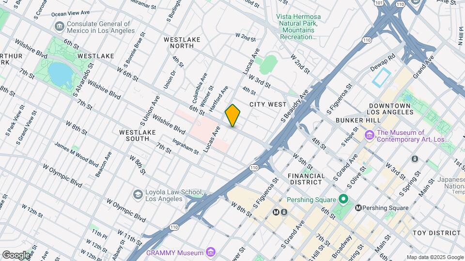 Be DTLA Mapa y Detalles de la Ubicación