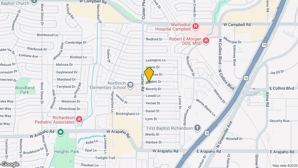 439 Malden Dr Map and Location Details