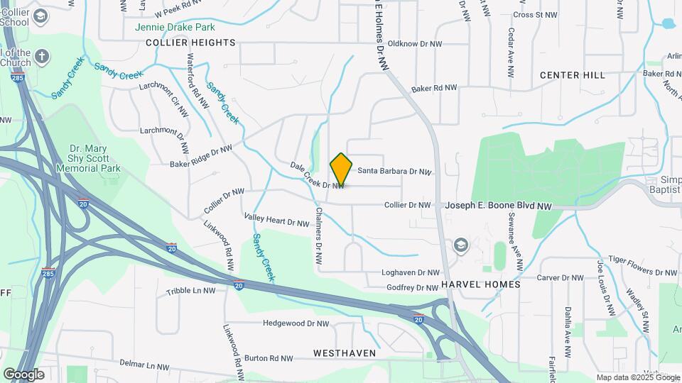 2596 Dale Creek Dr NW Map and Location Details