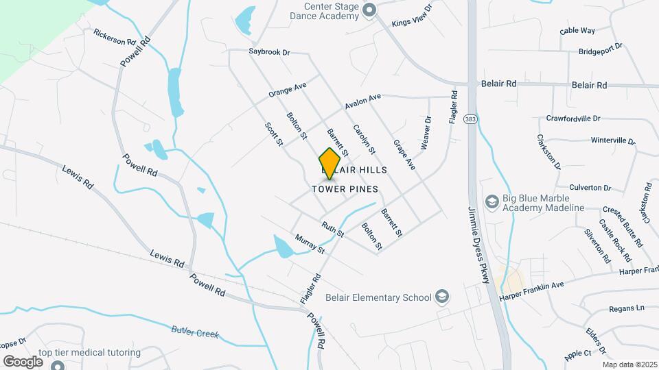 1610 Hilda Ave Map and Location Details