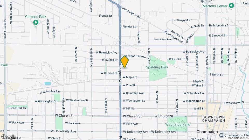 824 W Harvard St Map and Location Details