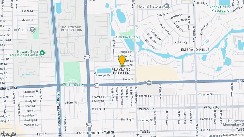 5711 Farragut St Map and Location Details