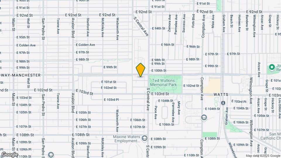 1133 E 101st St Map and Location Details