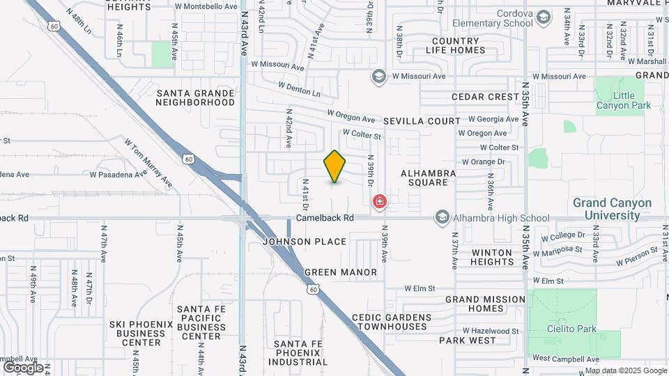 5044 N 40th Ave Map and Location Details