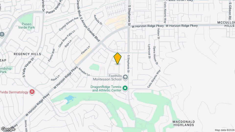 271 Pointe Ranier Ave Map and Location Details