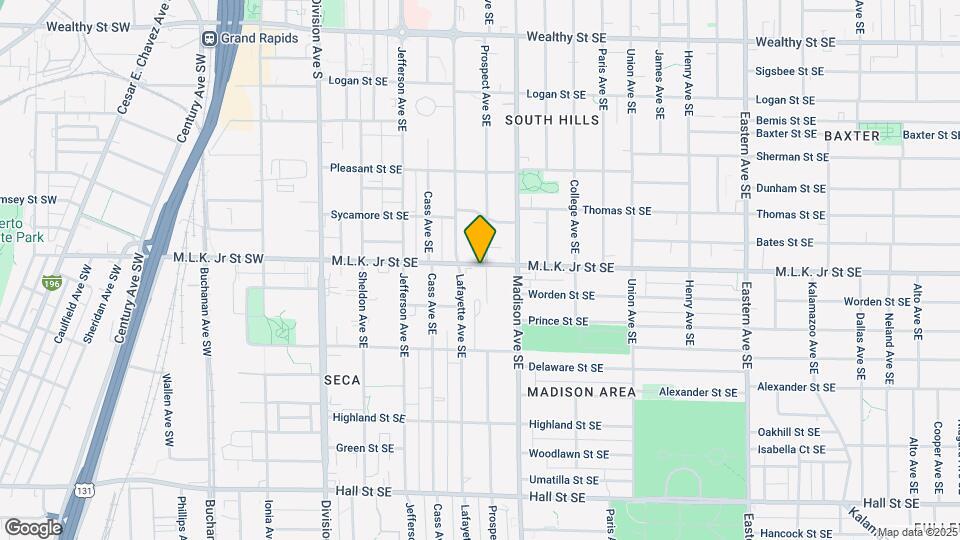 801 Prospect Ave SE Map and Location Details