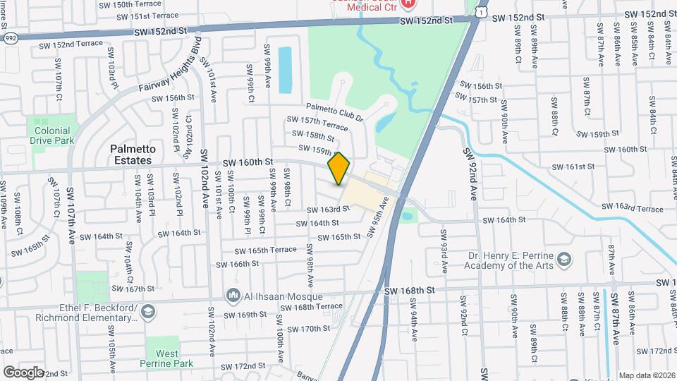 9700 SW 161st St, Unit 97 Map and Location Details