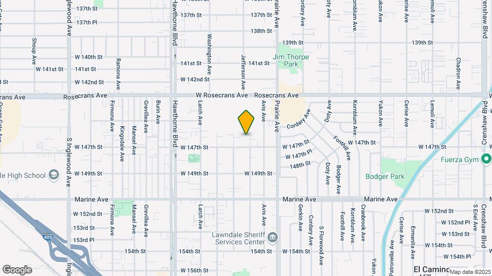 14605 Osage Ave Map and Location Details