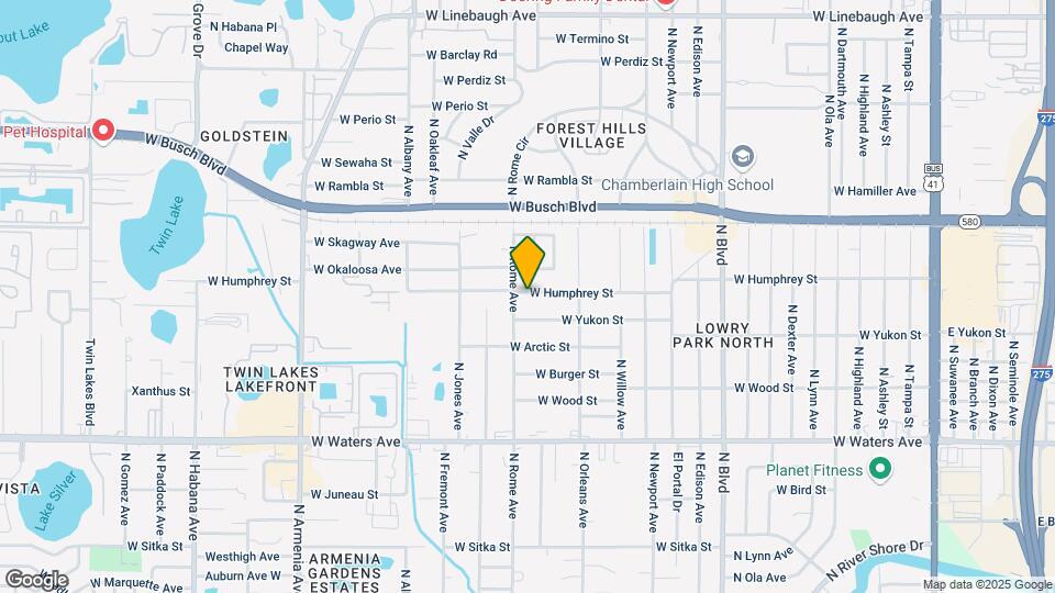 1426 W Humphrey St Map and Location Details