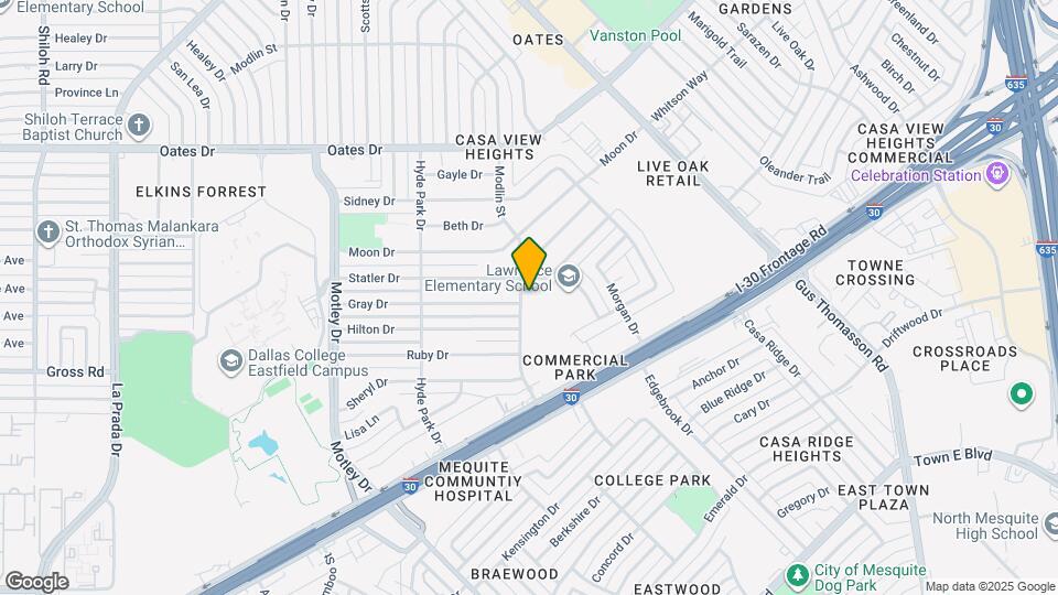 3824 Modlin St Map and Location Details