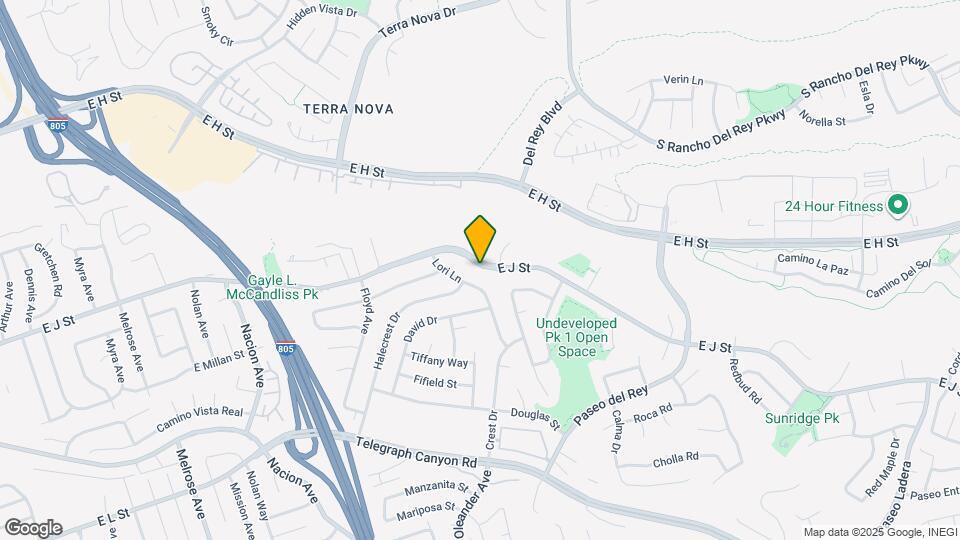 640 E J St Map and Location Details