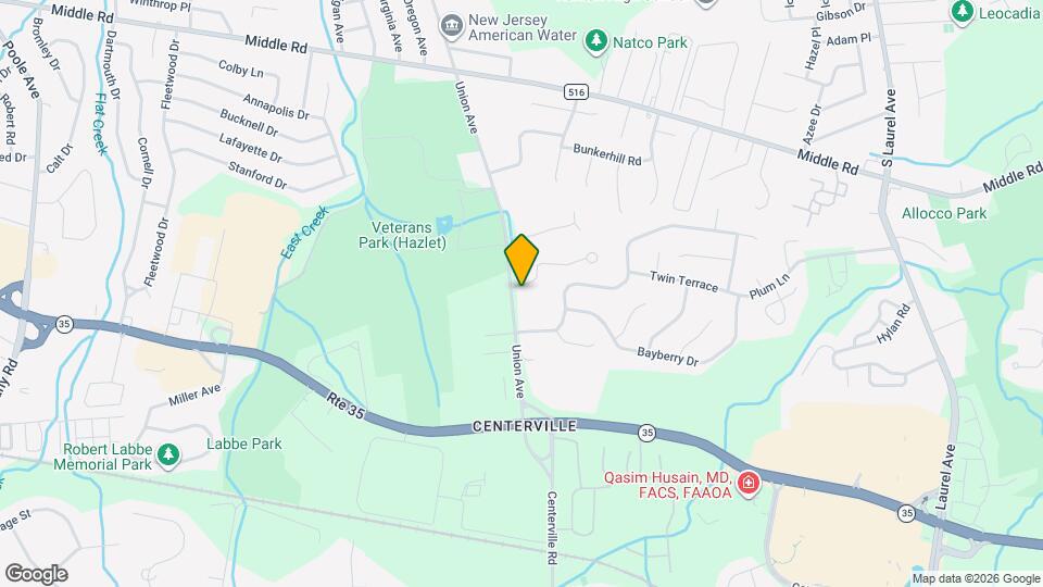 131 Northampton Dr, Unit Holmdel Mews Map and Location Details