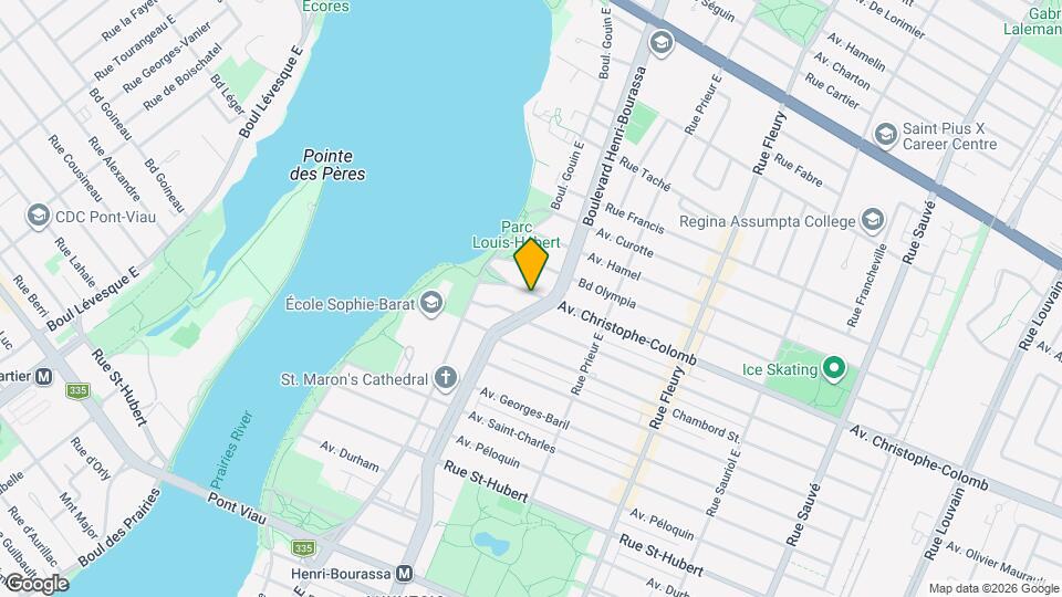 10730 Christophe-Colomb Ave Map and Location Details