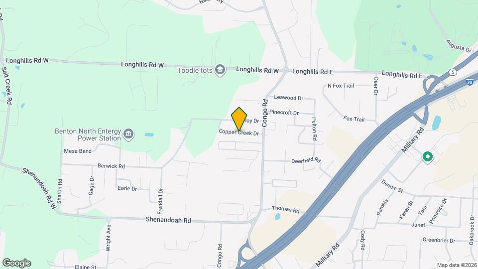 1301 Copper Creek Dr Map and Location Details