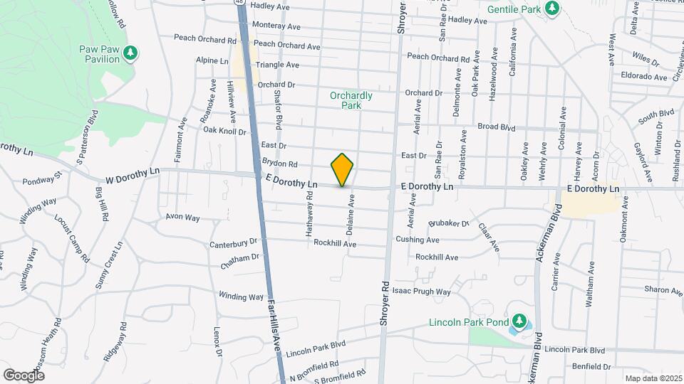 336 E Dorothy Ln Map and Location Details