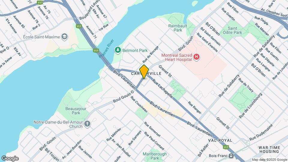 6070 Gouin Boul O Map and Location Details