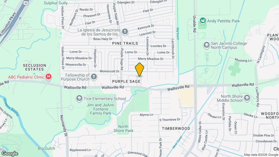 5619 Pine Row Map and Location Details