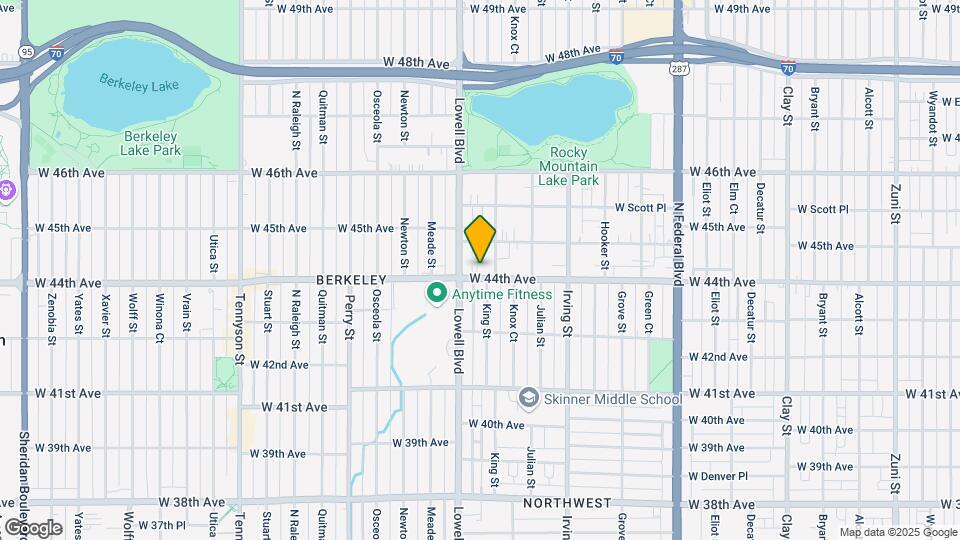 3529 W 44th Ave-Unit -3529 W 44th Ave, Unit 4 Map and Location Details