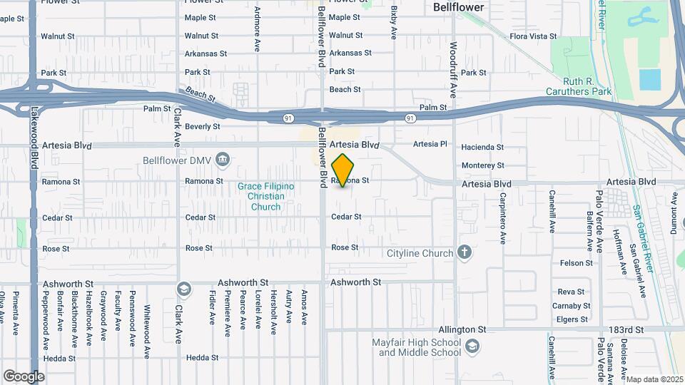 9830 Ramona St Map and Location Details