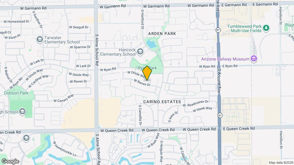 642 W Raven Dr Map and Location Details