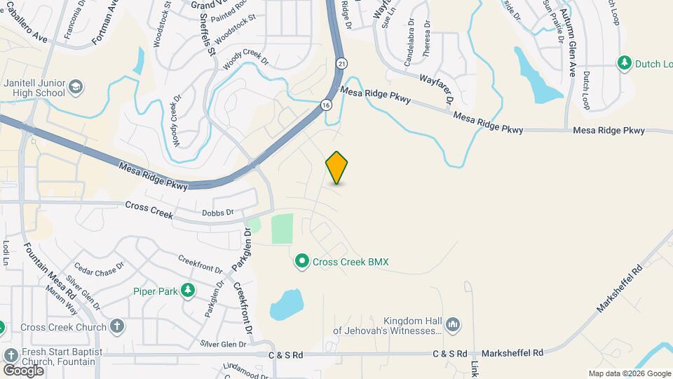 7836 Clymer Way Map and Location Details