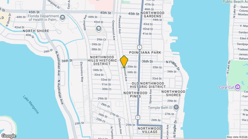 3509 Pinewood Ave Mapa y Detalles de la Ubicación