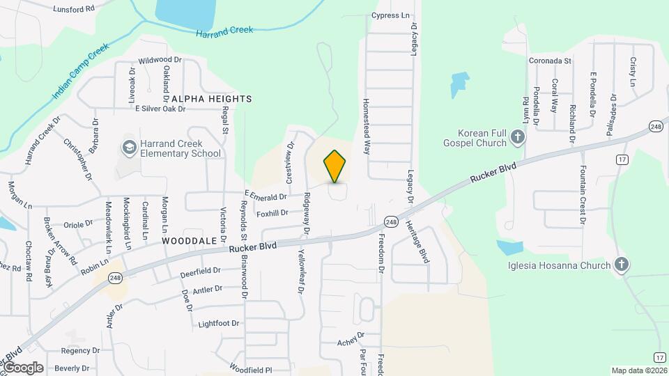 206 Foxchase Ln Map and Location Details