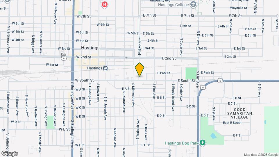 101 E South St Map and Location Details