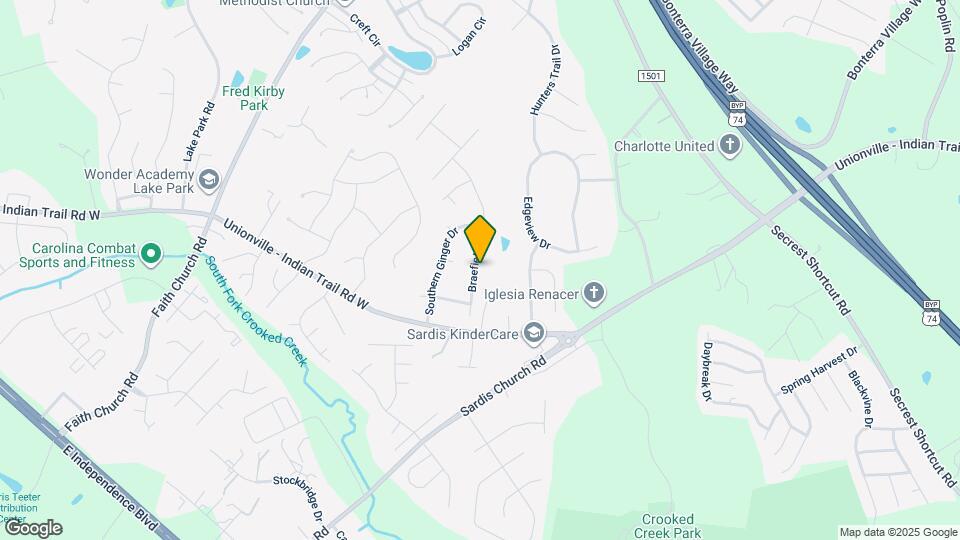 3412 Braefield Dr Map and Location Details