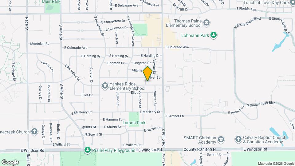 1302 E Mumford Dr Map and Location Details