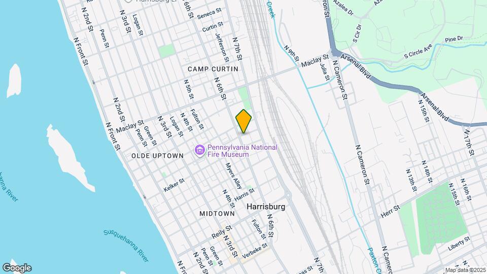 609 Dauphin St Map and Location Details