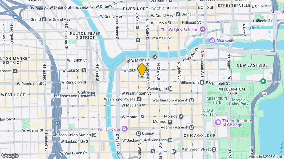 180 W Randolph St Map and Location Details
