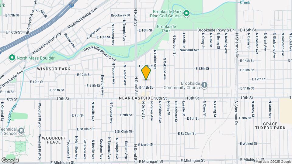 1115 N Oxford St Map and Location Details