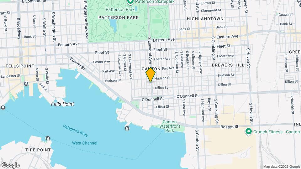 914 S Linwood Ave Map and Location Details