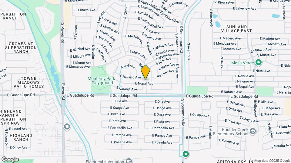 7364 E Nopal Ave Map and Location Details