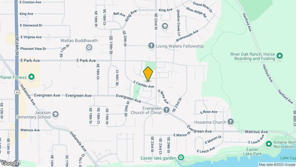 2120 E Caulder Ave Mapa y Detalles de la Ubicación