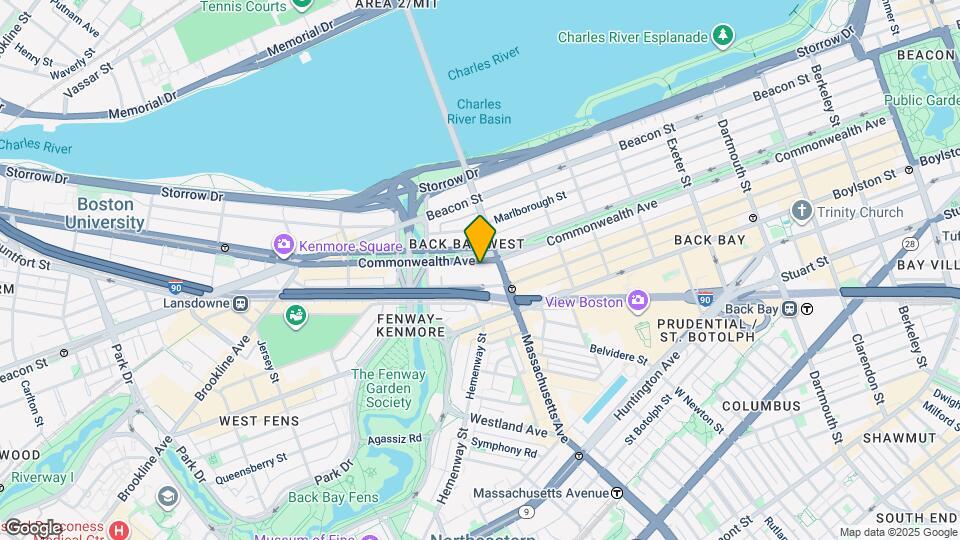 380 Commonwealth Ave, Unit 2 Map and Location Details